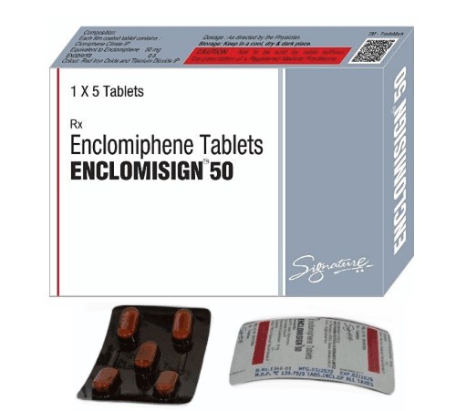 エンクロミフェン 50mg★Enclomiphene 50mg 5錠