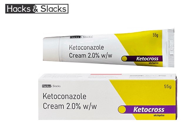 ★ケトコナゾール クリーム 2% ★ Ketocross Cream★ 55g大容量 X 3個 / 6個セット★