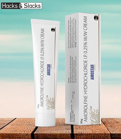 抗真菌剤 ★ペキロンジェネリック★アモロルフィン塩酸塩 0.25%  AMOSTAR  30g