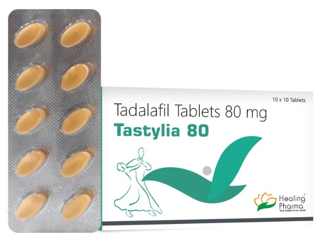 ★（シアリスジェネリック）タスティリアTastylia 80mg100錠1箱★