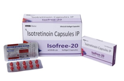 イソトレチノイン (アキュテイン) Isofree 20mg 100カプセル