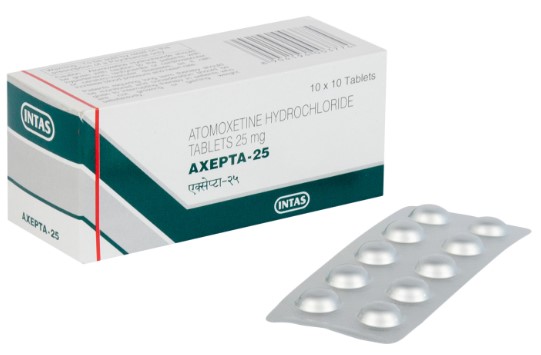 ★ADHD治療★[ストラテラジェネリック]アクセプタ25mg 【1箱100錠】