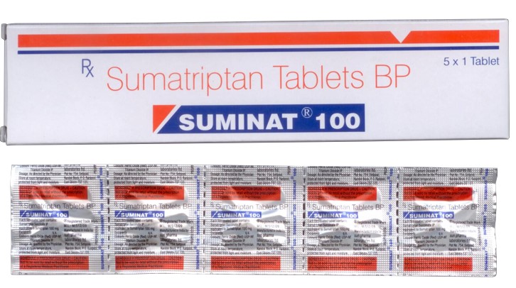 イミグランジェネリック（スマトリプタン）片頭痛 スミナット 100mg 【1箱5錠】