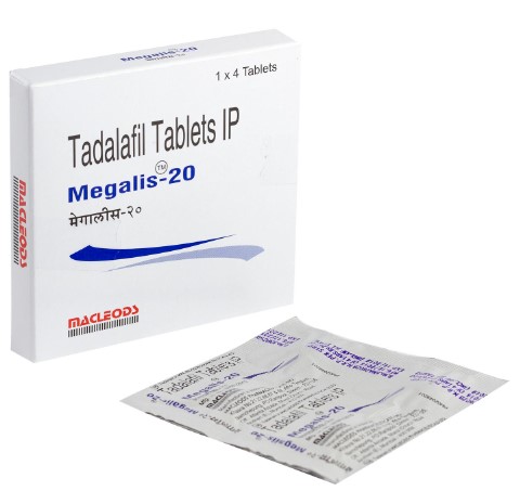 [シアリスジェネリック]メガリス20mg 【1箱4錠】