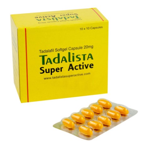 [シアリス ジェネリック] タダリスタスーパーアクティブ20mg  【1箱 100 ソフトカプセル】